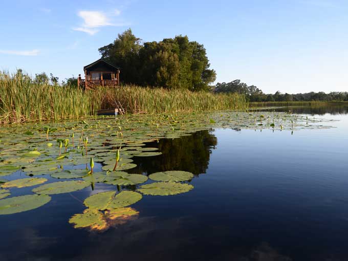 Tranquil resting lake