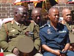 Some high ranking army officials at the Commemoration