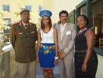 Major General Justice Nkonyane, Chairperson of the Castle Control Board, Executive Coordinator Olwethu Luvalo, Chief Executive Officer Calvyn Gilfellan