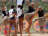 Riel dance competition of various troupes in Clanwilliam