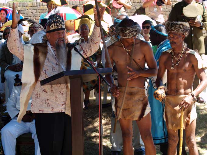 KhoeKhoe ceremonial declaration