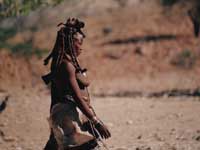 Ovahimba woman in Kaokoveld