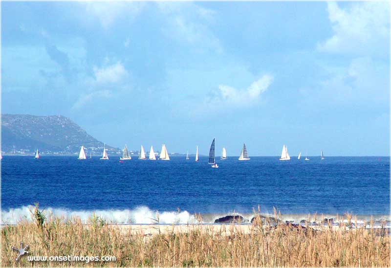 Sailing regatta organized by the Hout Bay yacht club on 28 April 2007